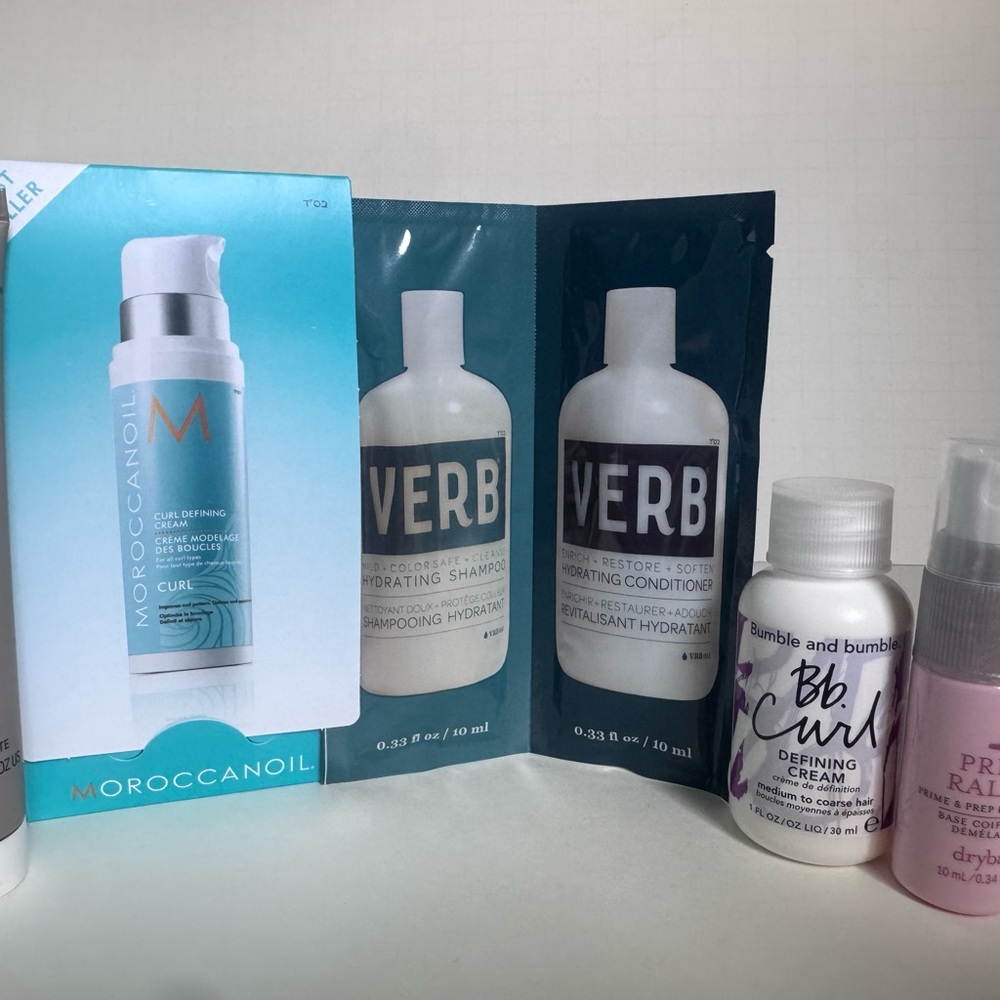 Hair Care Mini Bundle Moroccanoil Living Proof Bumble Verb Drybar Travel Set NEW